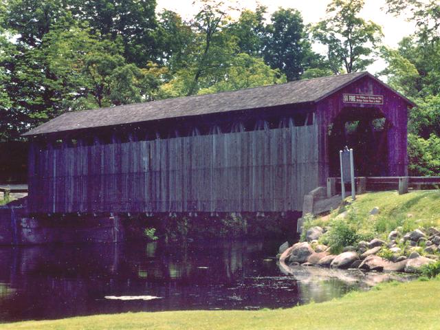 Fallassburg covered bridge photo